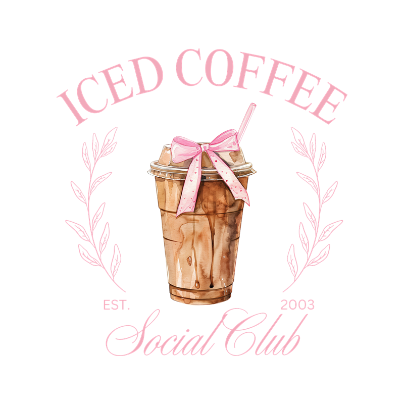 Hot  Iced Coffee  Iron on Stic – Coffee Tea Quotes recenzja i cena