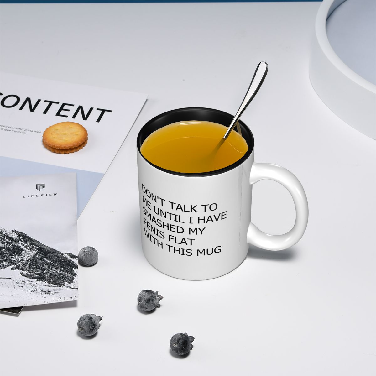 Don't Talk To Me Until Mug Mug – Coffee Tea Me recenzja i cena