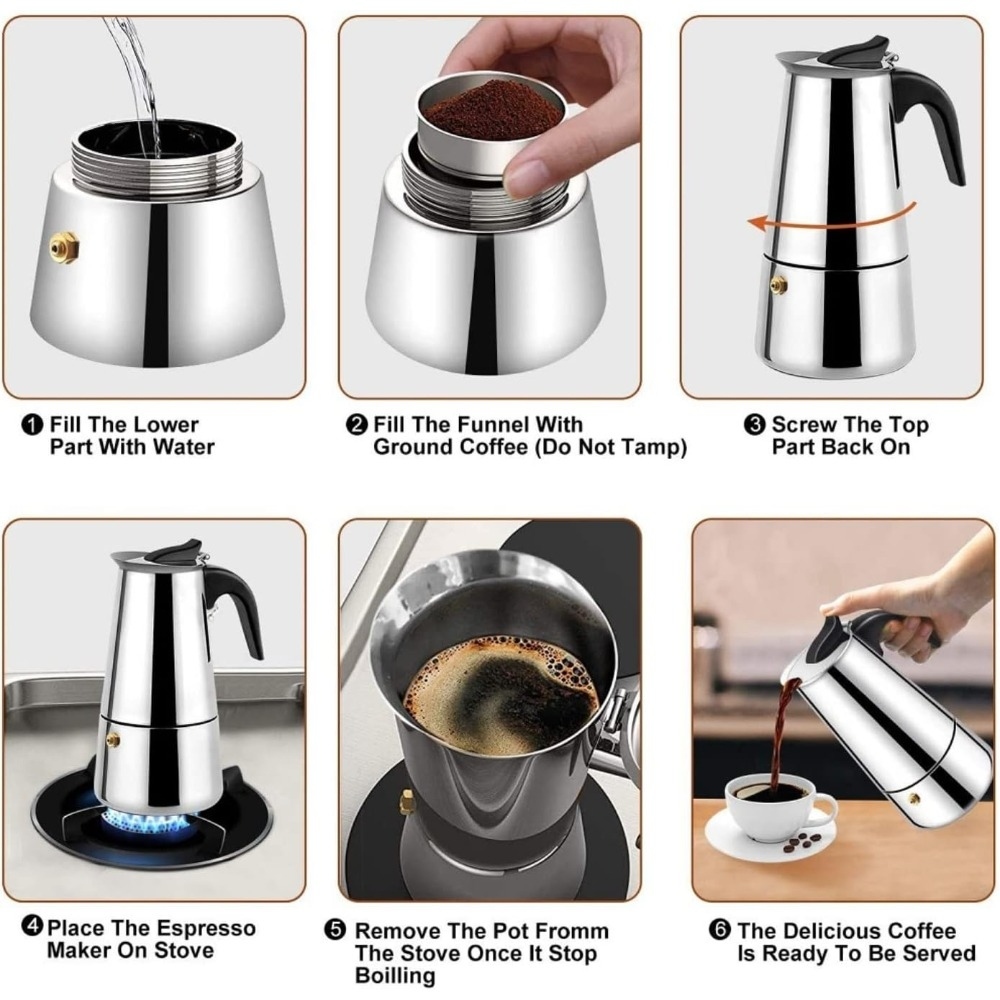 Mocha Coffee Pots Stainless St – Coffee Tea Maker recenzja i cena
