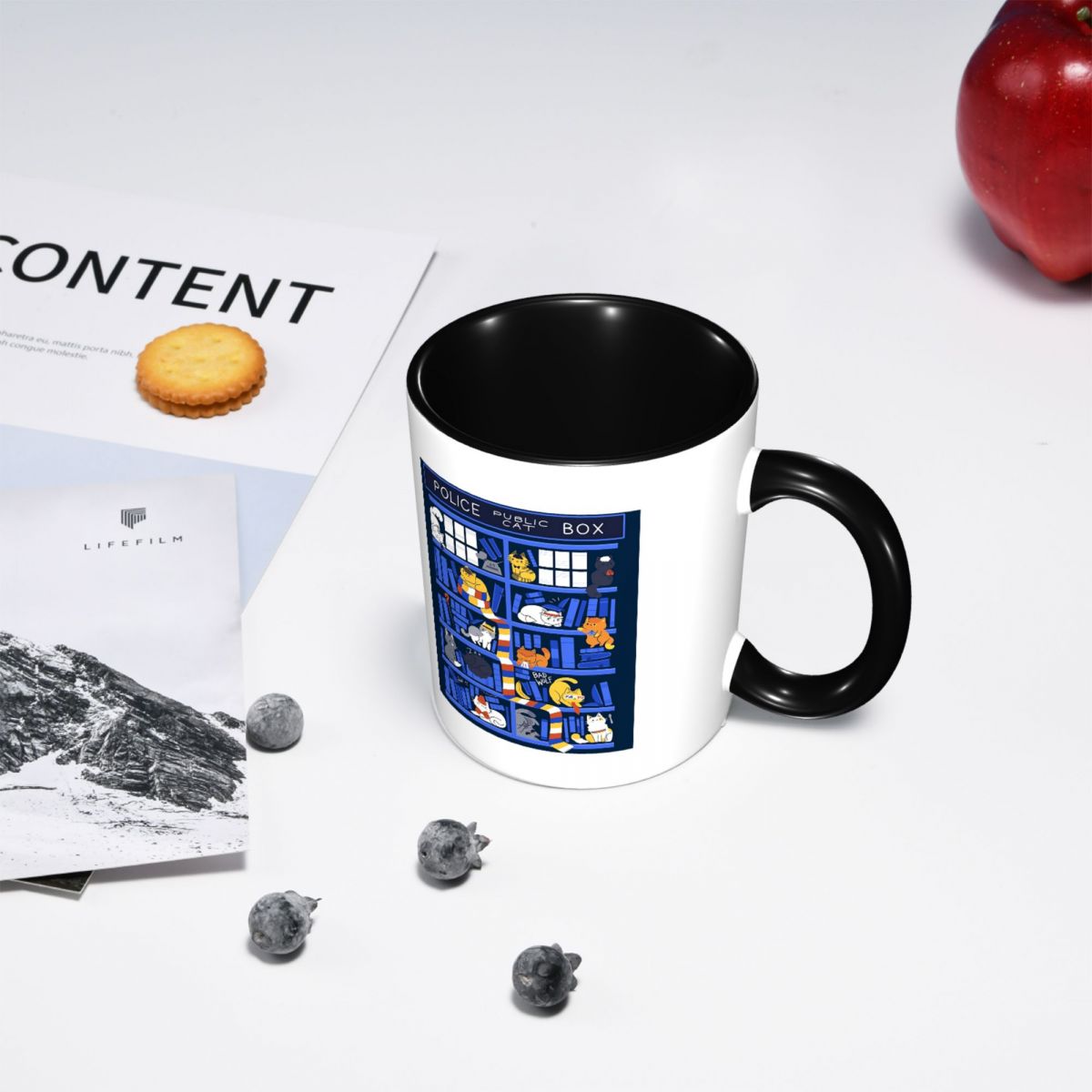 Library Box Who Mug Funny Cera – Coffee Tea Library recenzja i cena