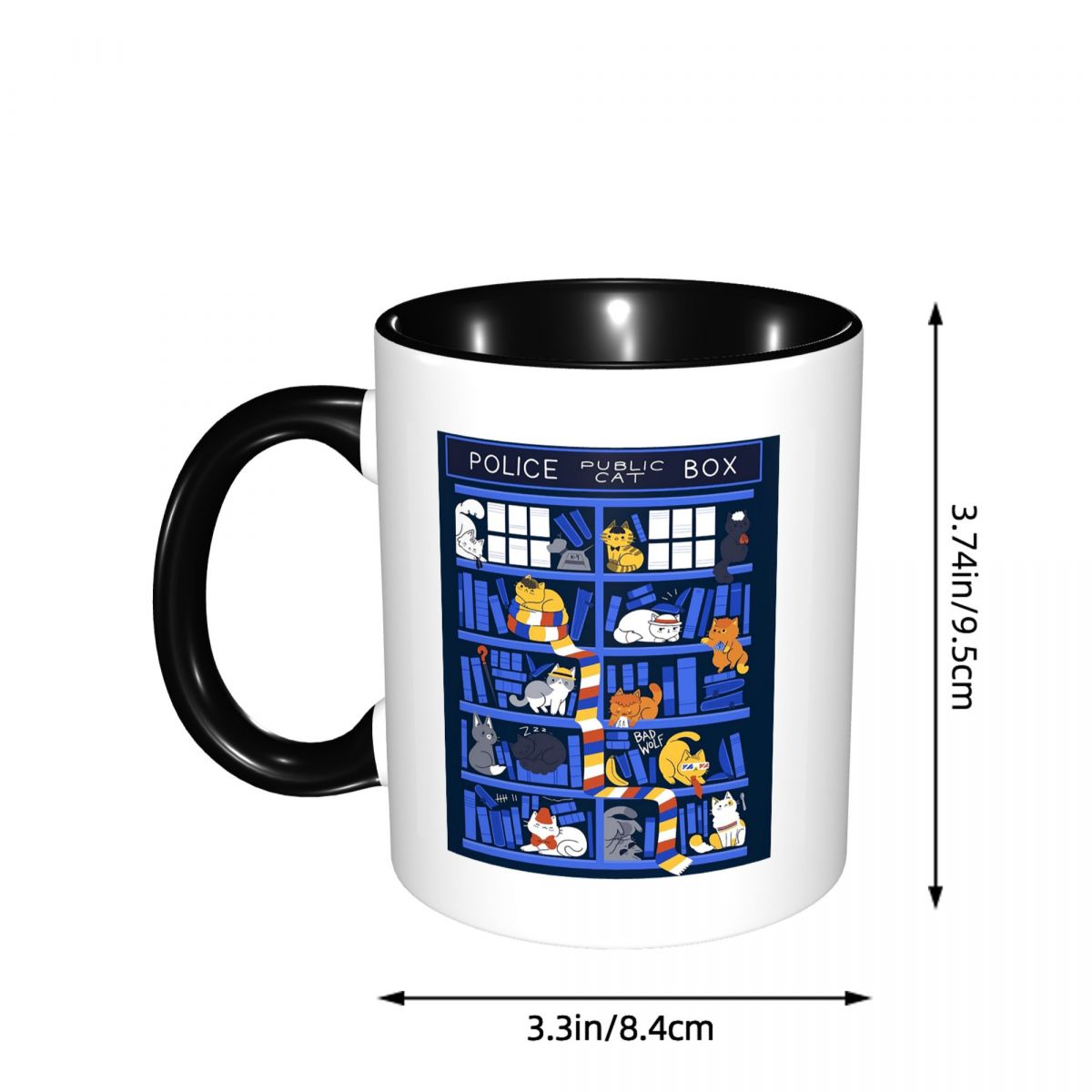 Library Box Who Mug Funny Cera – Coffee Tea Library recenzja i cena