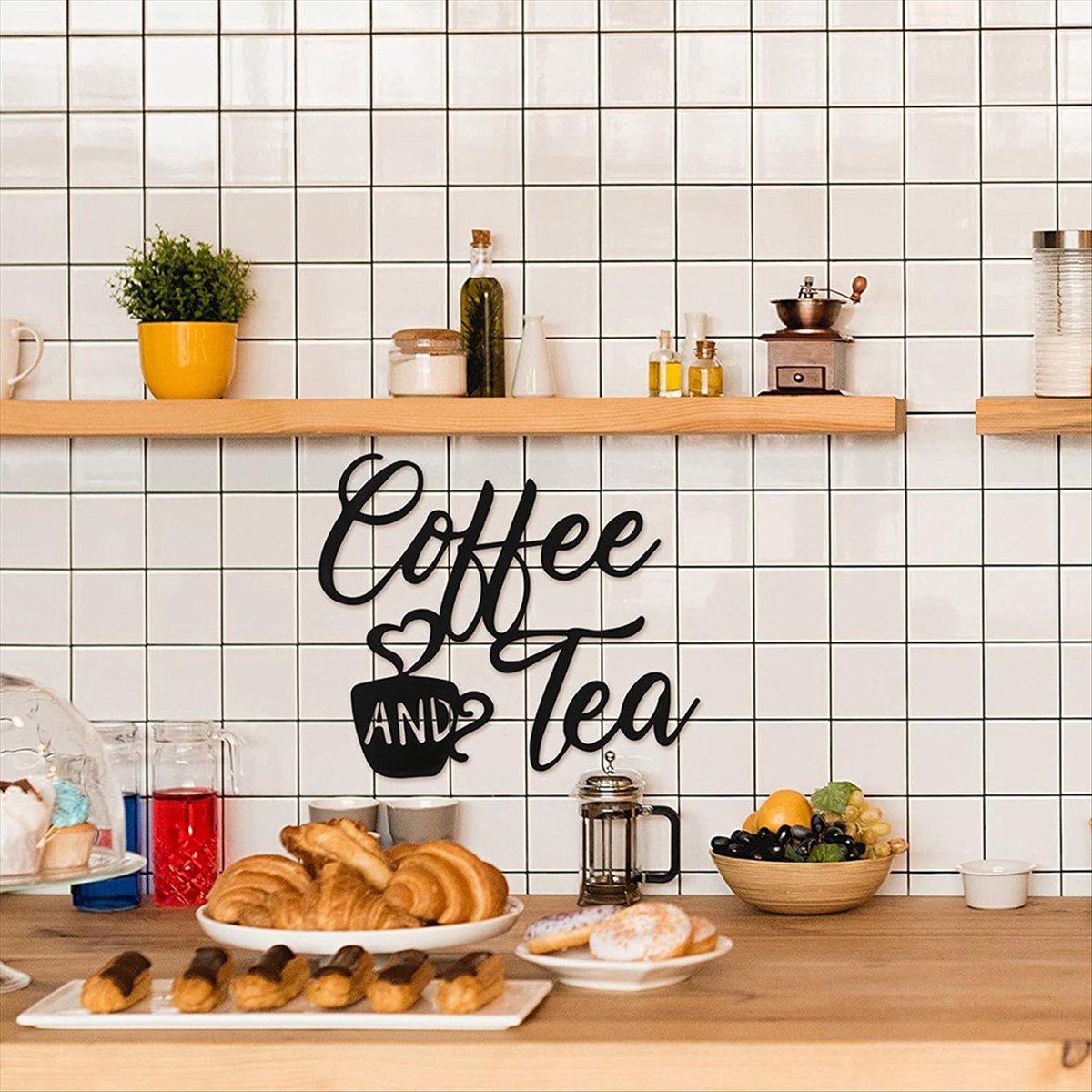 Coffee Sign and Tea Bar Metal  – Coffee Tea recenzja i cena
