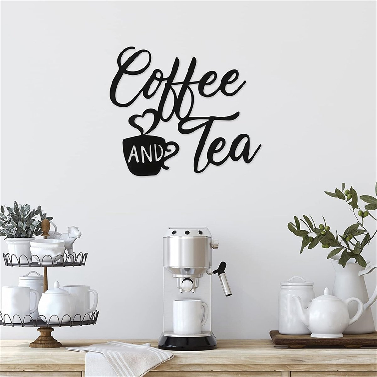 Coffee Sign and Tea Bar Metal  – Coffee Tea recenzja i cena