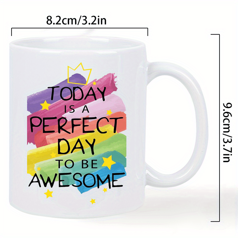 Motivational Ceramic Coffee Mu – Coffee Tea Quotes recenzja i cena
